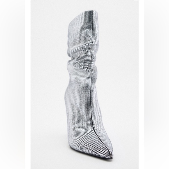 ❤️‍🔥❤️‍🔥Zara sparkly high heel ankle boots ❤️‍🔥❤️‍🔥 - Picture 8 of 12